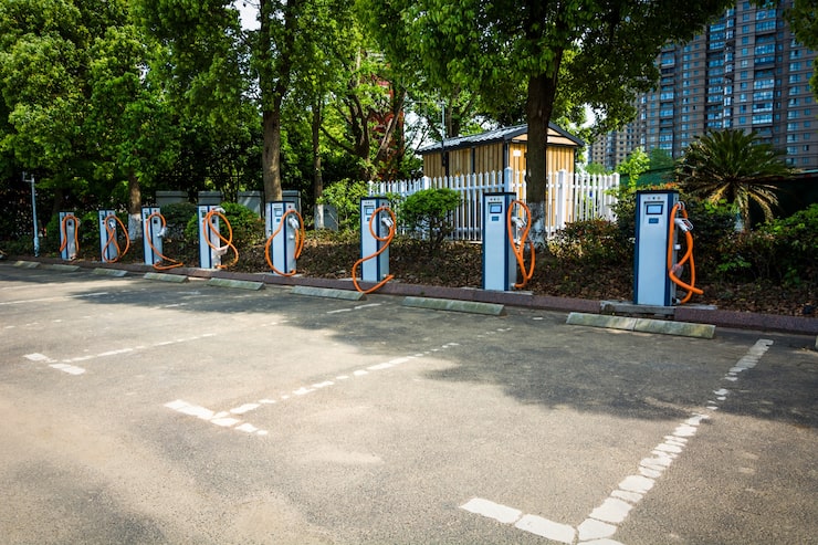 Statiq EV charging station and Kazam battery swapping hub for electric autos in Bangalore traffic.